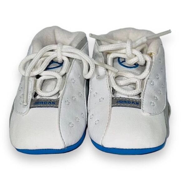 Air Jordan Retro 13 XIII 2004 White / Grey / University Blue 310274-103 Infant 2 - Picture 3 of 11